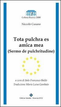 Tota pulchra es amica mea (sermo de pulchritudine) - Niccolò Cusano - copertina