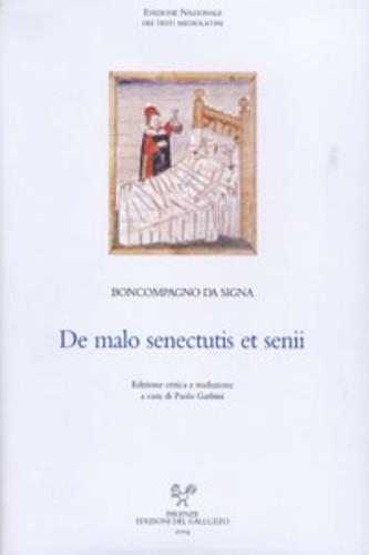 De malo senectutis et senii - Boncompagno da Signa - copertina