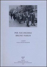 Per ricordare Bruno Nardi - copertina