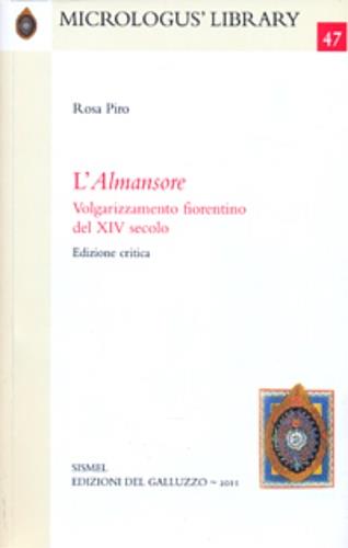 L' almansore. Volgarizzamento fiorentino del XIV secolo - Rosa Piro - copertina