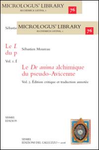 Le De anima alchimique du pseudo-Avicenne - Sébastien Moureau - copertina