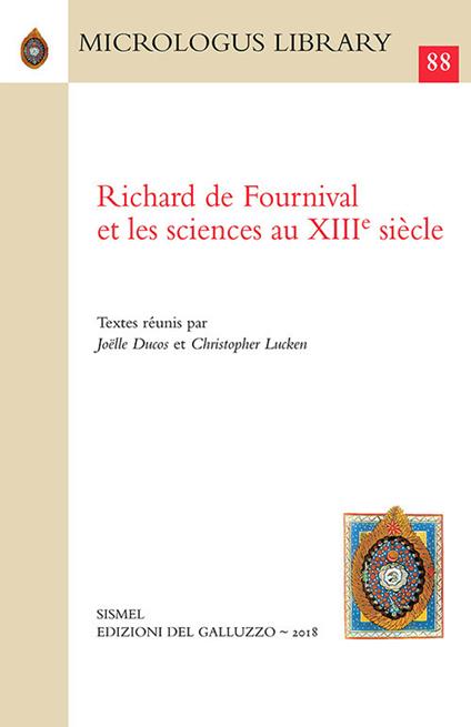 Richard de Fournival et les sciences au XIIIe siècle - copertina