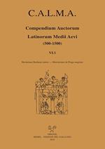 C.A.L.M.A. Compendium auctorum latinorum Medii Aevi (500-1500). Testo italiano e latino. Vol. 6\1: Hermolaus Barbarus iunior-Hieronymus de Praga magister.