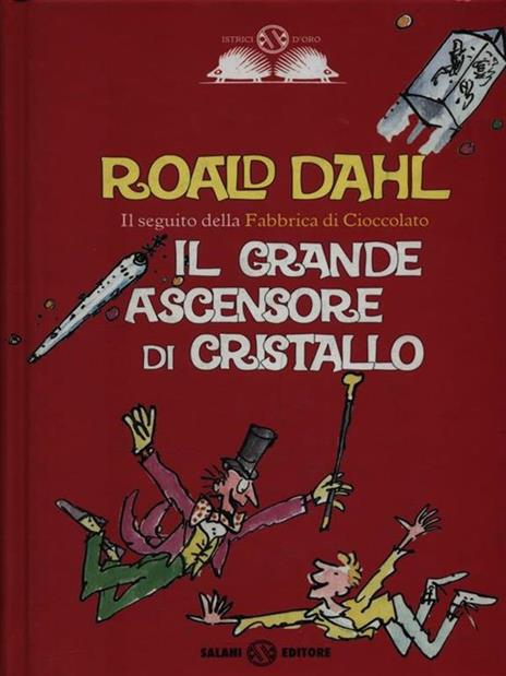 Il grande ascensore di cristallo - Roald Dahl - copertina