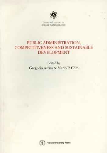 Public administration, competitiveness and sustainable development. Proceedings of the National conference (Trento, 23-24 May 2002) - copertina