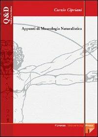Appunti di museologia naturalistica - Curzio Cipriani - copertina