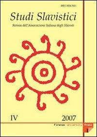 Studi slavistici. Ediz. multilingue (2007). Vol. 4 - copertina
