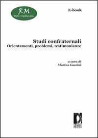 Studi confraternali. Orientamenti, problemi, testimonianze - copertina