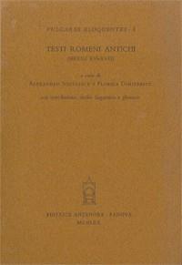 Testi romeni antichi (secoli XVI-XVIII) - copertina
