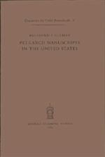 Petrarch manuscripts in the United States