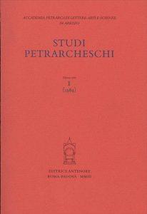 Studi petrarcheschi. Vol. 1 - copertina