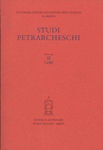 Studi petrarcheschi. Vol. 2 - copertina