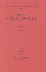 Studi petrarcheschi. Vol. 8 - copertina