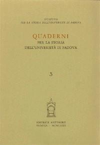 Quaderni per la storia dell'Università di Padova. Vol. 5 - copertina