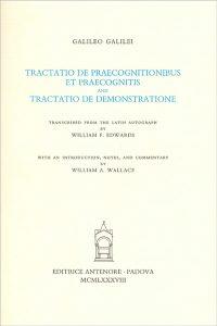Tractatio de praecognitionibus et praecognitis and Tractatio de demonstratione - Galileo Galilei - copertina