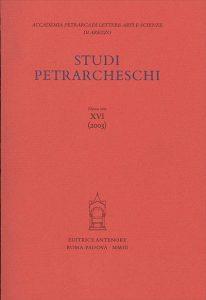 Studi petrarcheschi. Vol. 16 - copertina