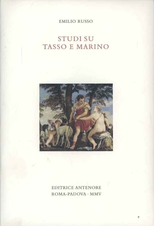 Studi su Tasso e Marino - Emilio Russo - copertina