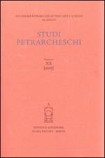 Studi petrarcheschi. Vol. 20