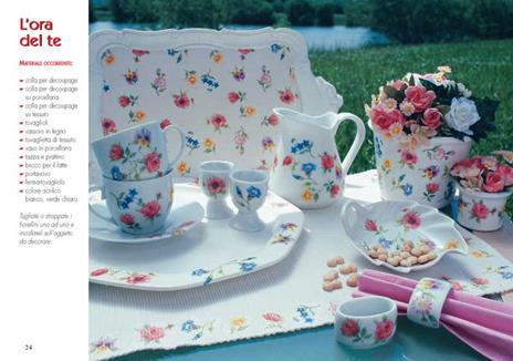 Découpage con il tovagliolo. Motivi floreali effetto 3D - Gudrun Hettinger - 5