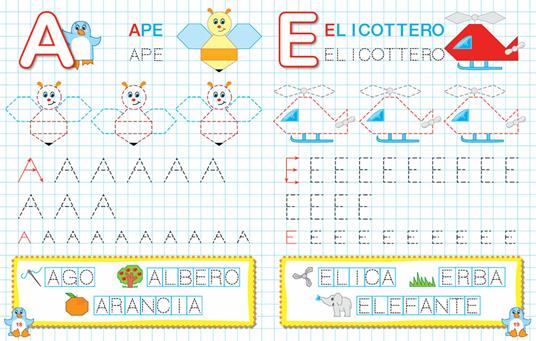 Tutto a quadretti. Lettere e numeri. Ediz. illustrata - Roberta Fanti - 3