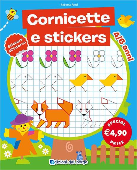 Cornicette e stickers. Ediz. illustrata - copertina