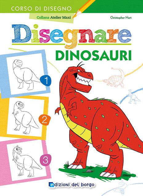 Disegnare dinosauri - Christopher Hart - copertina