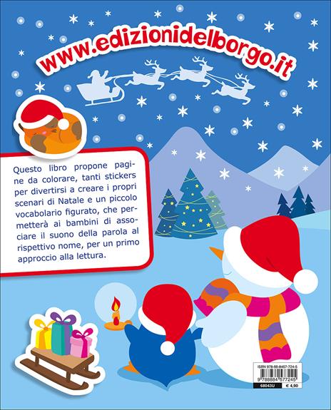 È Natale. Gioca con gli stickers, colora e impara. Ediz. illustrata - 2