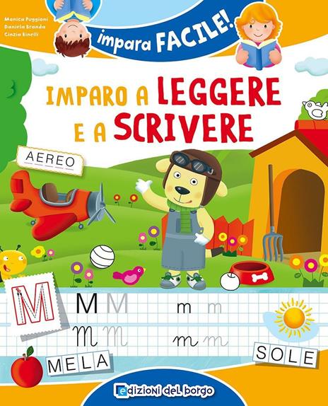 Imparo a leggere e a scrivere - Monica Puggioni,Daniela Branda,Cinzia Binelli - copertina