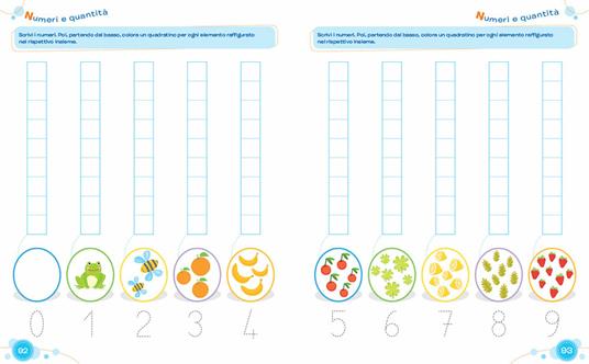 Il grande libro delle lettere e dei numeri. 4-6 anni - Roberta Fanti - 5