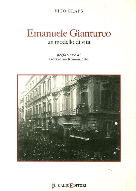Emanuele Gianturco. Un modello di vita - Vito Claps - copertina