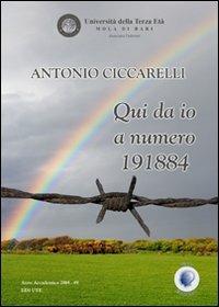 Qui da Io a numero 191884 - Antonio Ciccarelli - copertina