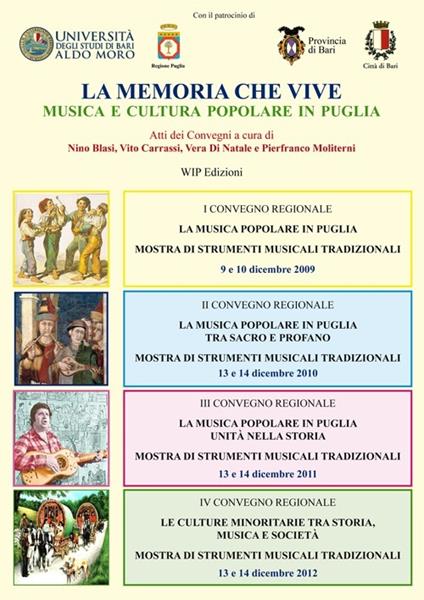 La memoria che vive - Nino Blasi,Vito Carrassi,Vera Di Natale - copertina