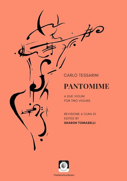 Pantomime a due violini-For two violins - Carlo Tessarini - copertina