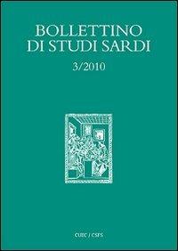 Bollettino di studi sardi (2010). Vol. 3 - copertina