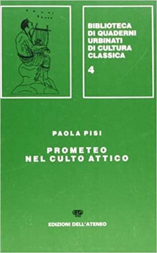 Prometeo nel culto attico - Paola Pisi - copertina