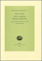 Uso e abuso delle dediche. A proposito del «Della dedicatione de' libri» di Giovanni Fratta