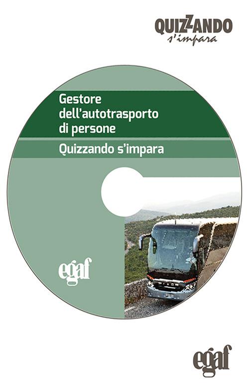 Gestore dell'autotrasporto di persone. DVD-ROM - copertina