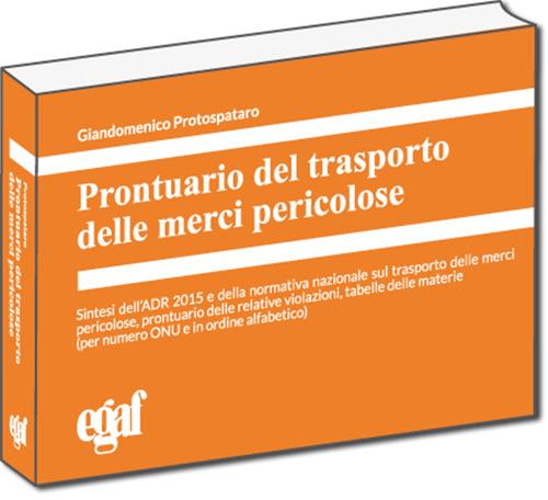 Prontuario del trasporto delle merci pericolose 2015 - copertina