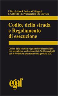 Codice della strada e regolamento di esecuzione - copertina