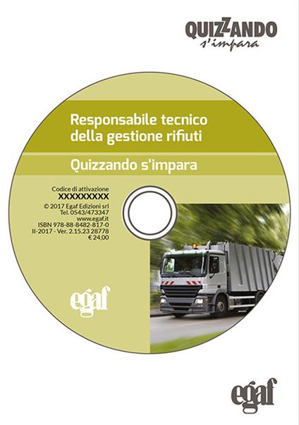 Responsabile tecnico della gestione rifiuti. DVD-ROM - copertina