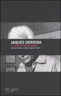 Il tempo degli addii - Jacques Derrida - copertina