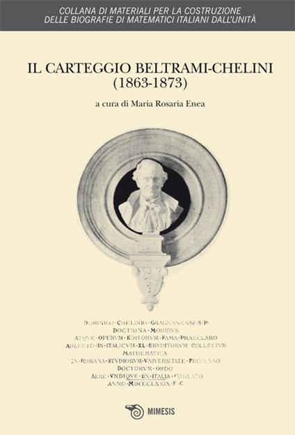 Carteggio Beltrami-Chelini (1863-1873) - copertina