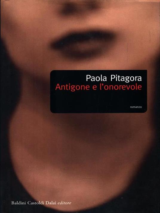 Antigone e l'onorevole - Paola Pitagora - copertina