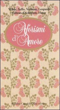 Aforismi d'amore - copertina