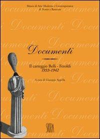 Il carteggio Belli-Feroldi 1933-1942 - copertina