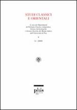 Studi classici e orientali (2005). Vol. 51