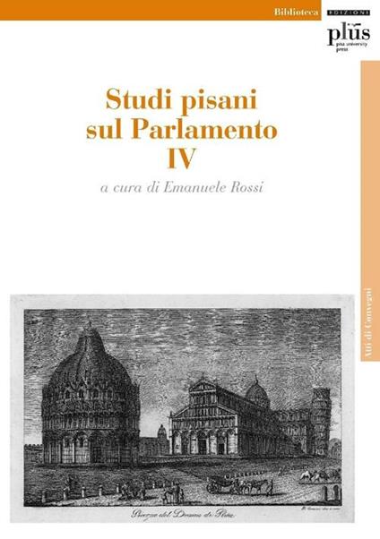 Studi pisani sul Parlamento. Vol. 4 - copertina