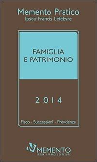 Memento pratico famiglia e patrimonio 2014 - copertina