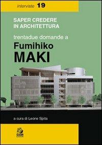 Trentadue domande a Fumihiko Maki - copertina