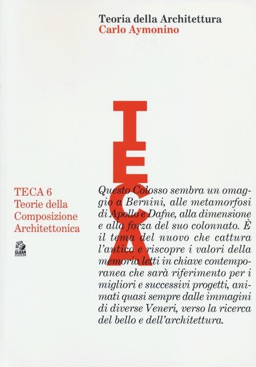 Teoria della architettura - Carlo Aymonino - copertina